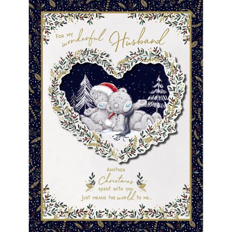 Wonderful Husband Me to You Bear Large Christmas Card  £3.99