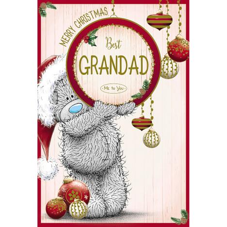 Best Grandad Keepsake Beer Mat Me To You Bear Christmas Card  £3.59