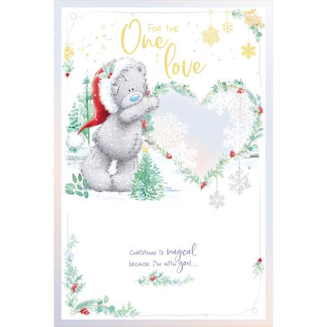 One I Love Pop Up Handmade Me to You Bear Christmas Card  £3.99