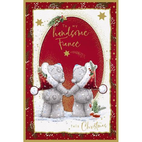 Handsome Fiancé Handmade Me to You Bear Christmas Card  £3.99