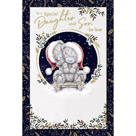 Daughter & Son-In-Law Me to You Bear Handmade Christmas Card  £4.25