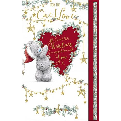One I Love Keepsake Handmade Me to You Bear Christmas Card  £4.99