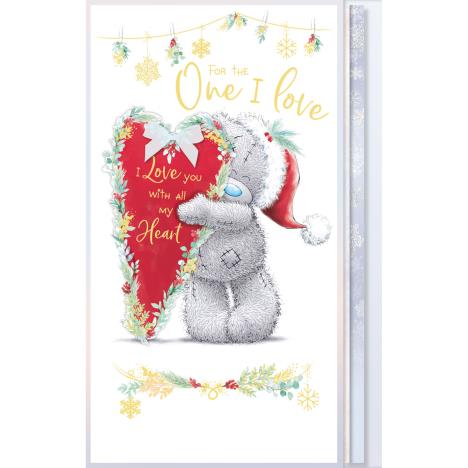 One I love Keepsake Heart Luxury Me to You Bear Christmas Card  £4.99