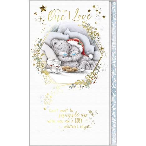 To The One I Love Handmade Me to You Bear Christmas Card  £2.99