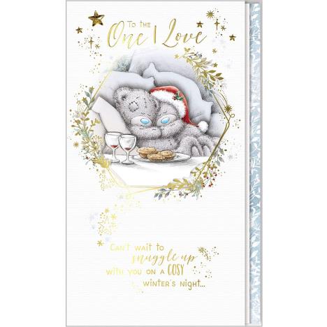 To The One I Love Handmade Me to You Bear Christmas Card  £4.99