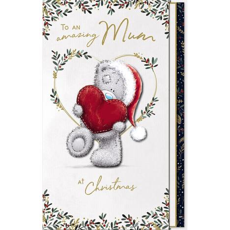 Mum Holding Heart Handmade Me to You Bear Christmas Card  £4.99