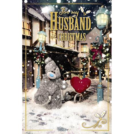 3D Holographic Husband Me to You Bear Christmas Card  £4.25