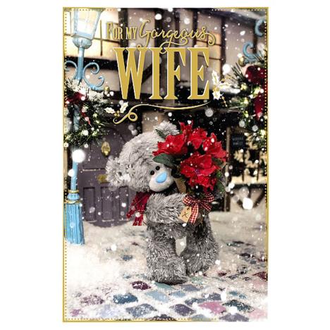 3D Holographic Gorgeous Wife Me to You Bear Christmas Card  £4.25