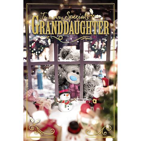 3D Holographic Special Granddaughter Me to You Bear Christmas Card  £4.25