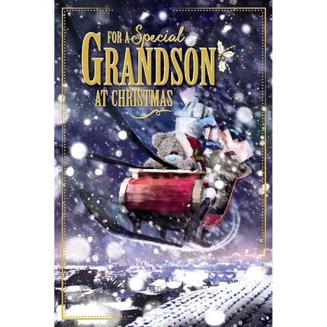 3D Holographic Special Grandson Me to You Bear Christmas Card  £4.25