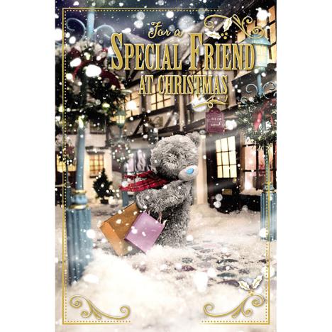 3D Holographic Special Friend Me to You Bear Christmas Card  £4.25