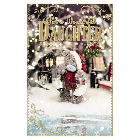 3D Holographic Wonderful Daughter Me to You Bear Christmas Card  £3.39