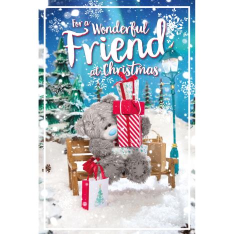 3D Holographic Wonderful Friend Me to You Bear Christmas Card  £3.39