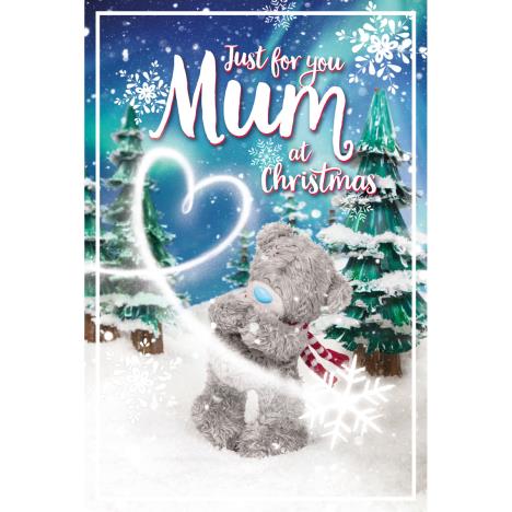 3D Holographic Just For You Mum Me to You Bear Christmas Card  £3.39