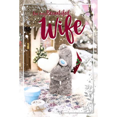 3D Holographic Beautiful Wife Me to You Bear Christmas Card  £3.39