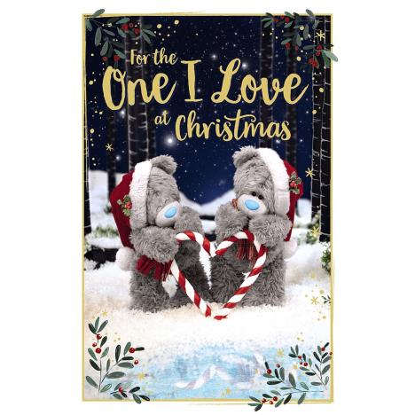 3D Holographic One I Love Me to You Bear Christmas Card  £3.39