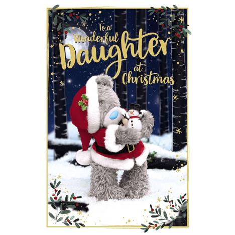 3D Holographic Daughter Me to You Bear Christmas Card  £3.39