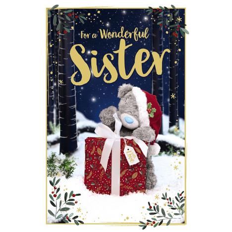 3D Holographic Sister Me to You Bear Christmas Card  £3.39