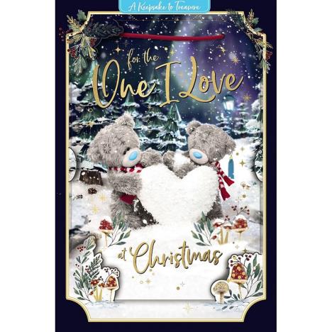 3D Holographic One I Love Me to You Bear Christmas Card  £3.39
