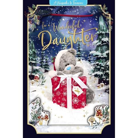 3D Holographic Wonderful Daughter Me to You Bear Christmas Card  £3.39