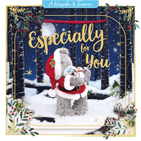 3D Holographic Keepsake Especially For You Me to You Bear Christmas Card  £2.69
