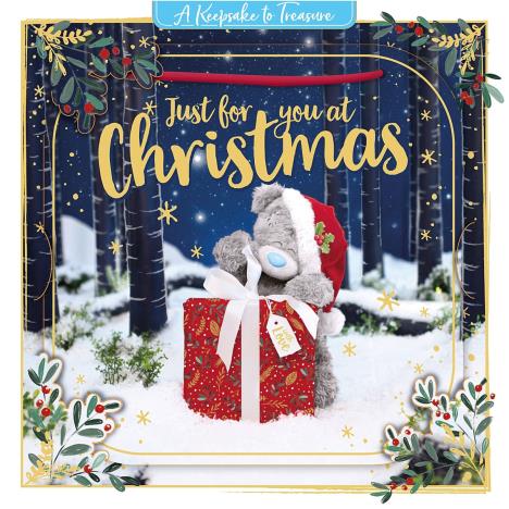 3D Holographic Keepsake Just For You Me to You Bear Christmas Card  £2.69
