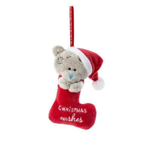 3" Dressed As Santa In Stocking Me to You Bear Plush Tree Decoration  £4.99