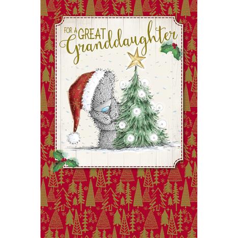 Great Granddaughter Me To You Bear Christmas Card  £1.89