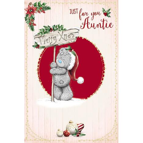 Just For You Auntie Me To You Bear Christmas Card  £1.89