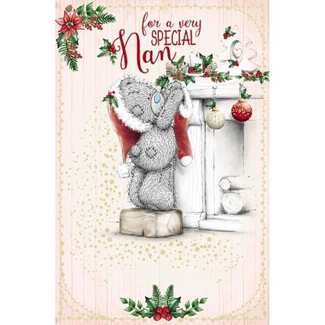 Special Nan Hanging Stocking Me To You Bear Christmas Card  £1.89