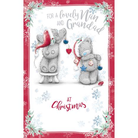 Lovely Nan & Grandad Me to You Bear Christmas Card  £1.89