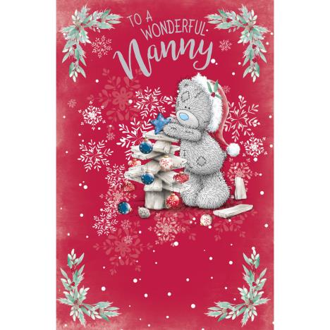 Wonderful Nanny Me to You Bear Christmas Card  £1.89