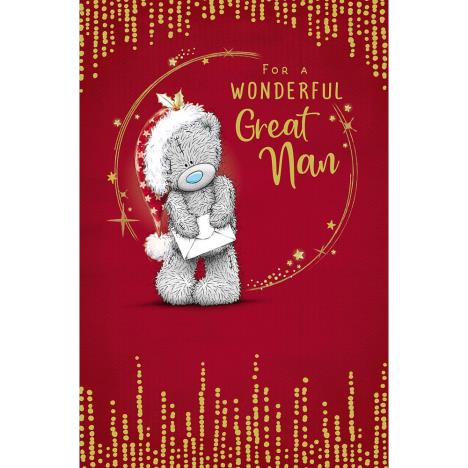 Wonderful Great Nan Me to You Bear Christmas Card  £1.89