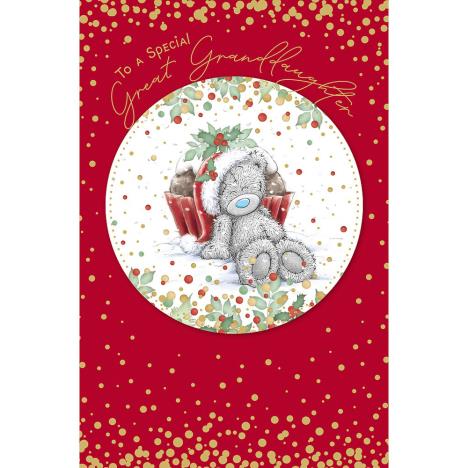 Great Granddaughter Me to You Bear Christmas Card  £1.89