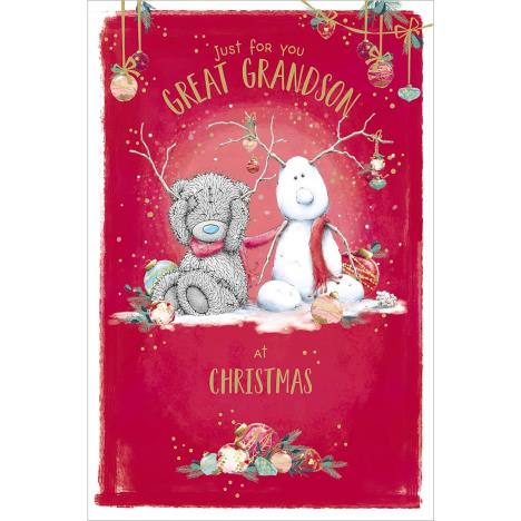 Great Grandson Me to You Bear Christmas Card  £1.89