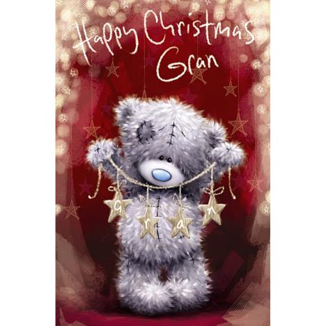 Gran Star Banner Softly Drawn Me to You Bear Christmas Card  £1.89