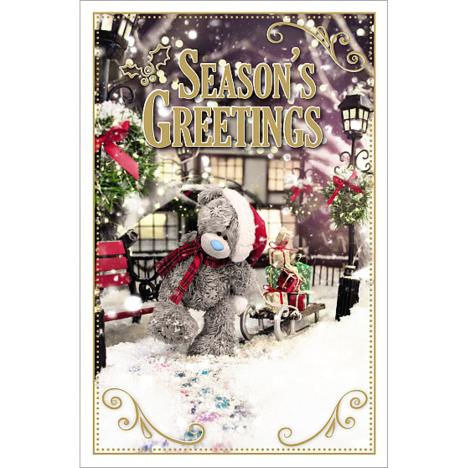 Seasons Greetings Photo Finish Me to You Bear Christmas Card  £1.89