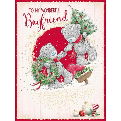 Wonderful Boyfriend Large Me to You Bear Christmas Card  £3.59