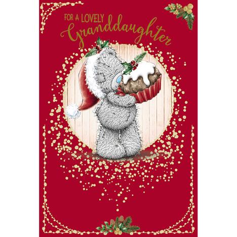 Granddaughter Holding Cake Me To You Bear Christmas Card  £2.49