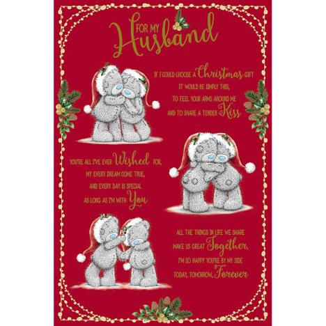 Husband Poem Me To You Bear Christmas Card  £2.49