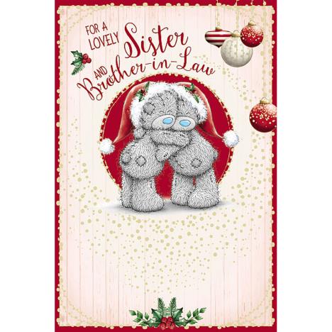 Sister & Brother In Law Me To You Bear Christmas Card  £3.59