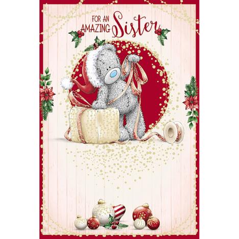 Amazing Sister Me To You Bear Christmas Card  £3.59