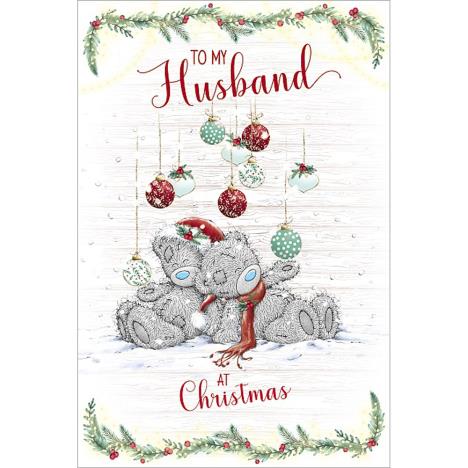 To My Husband Me to You Bear Christmas Card  £3.59