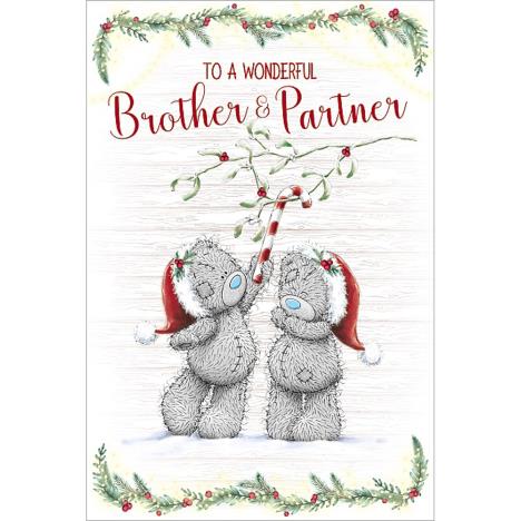 Wonderful Brother & Partner Me to You Bear Christmas Card  £2.49