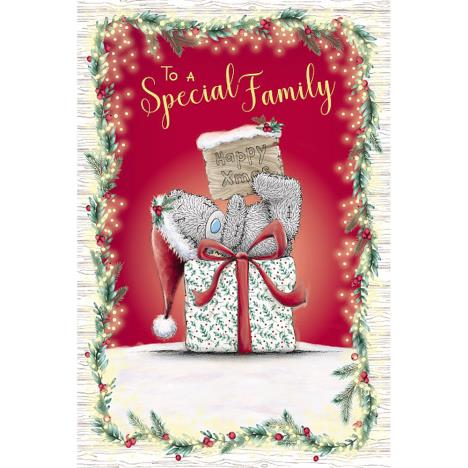 To A Special Family Me to You Bear Christmas Card  £2.49