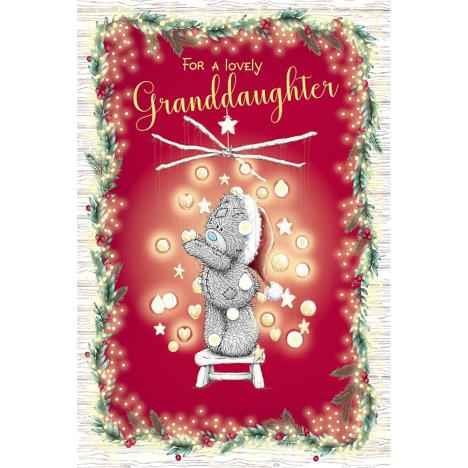 Lovely Granddaughter Me to You Bear Christmas Card  £2.49