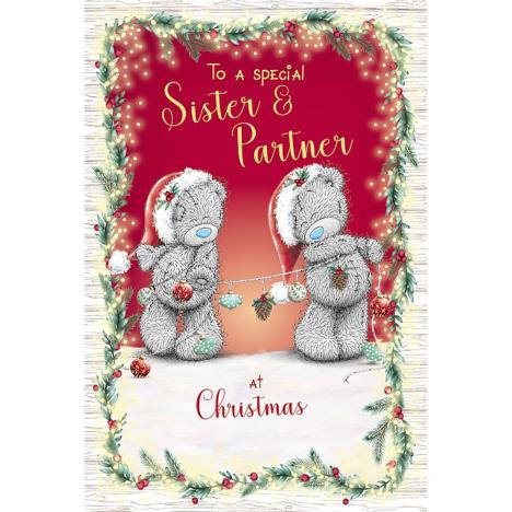 Sister & Partner Me to You Bear Christmas Card  £2.49