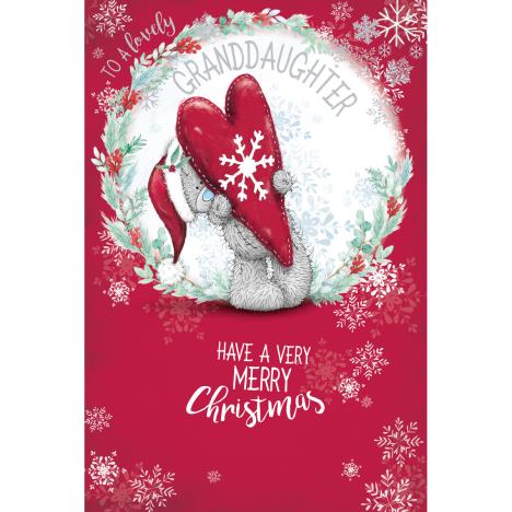 Lovely Granddaughter Me to You Bear Christmas Card  £3.59