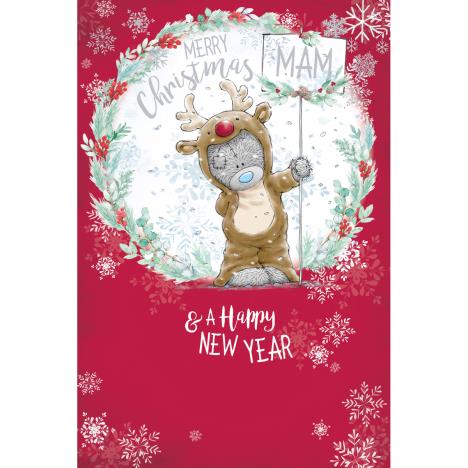 Mam Sign Me to You Bear Christmas Card  £3.59