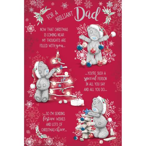Brilliant Dad Verse Me to You Bear Christmas Card  £2.49